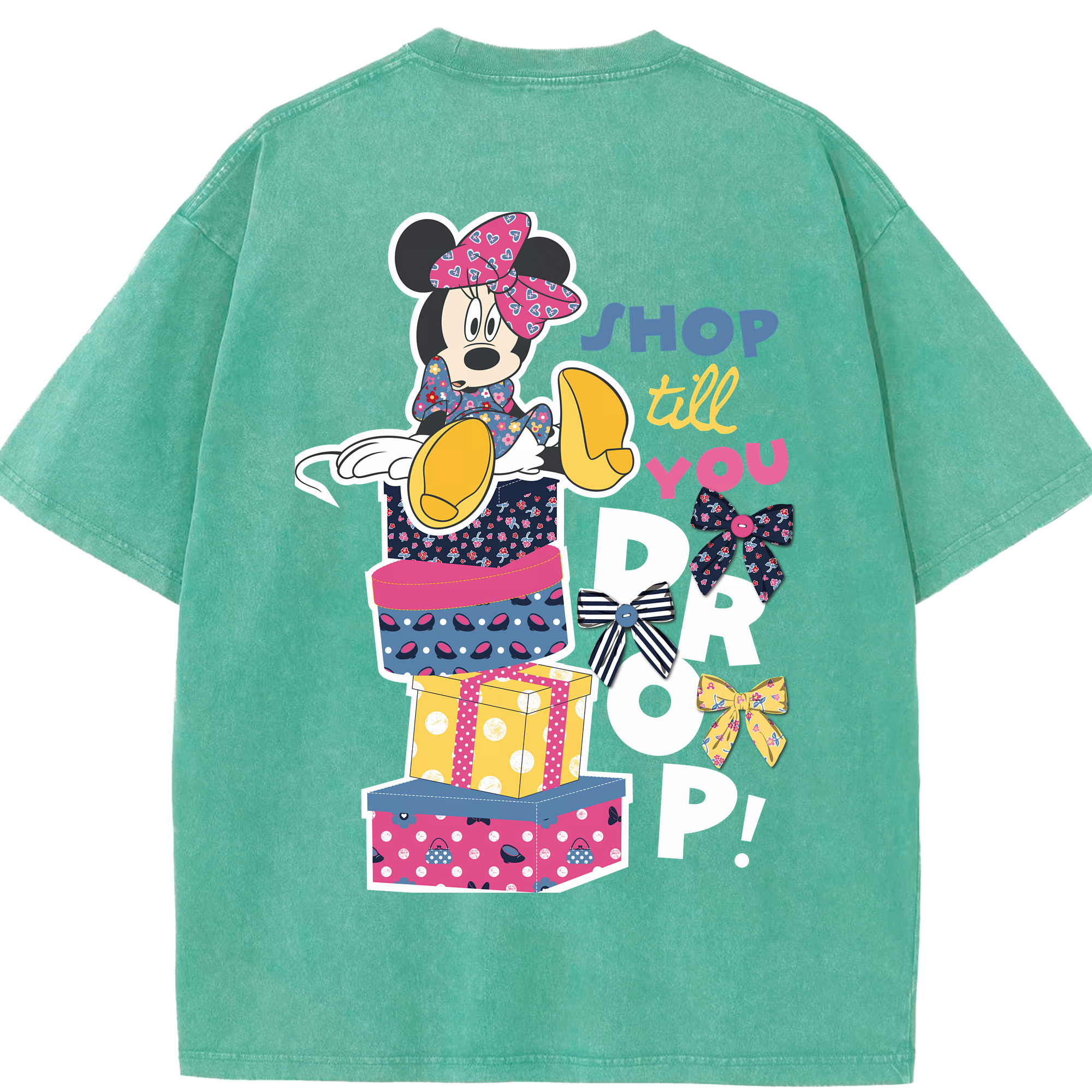 （画像用） ミッキーマウス Mickey Mouse 綿100% ヴィンテージ風 半袖Tシャツ（背面プリント）